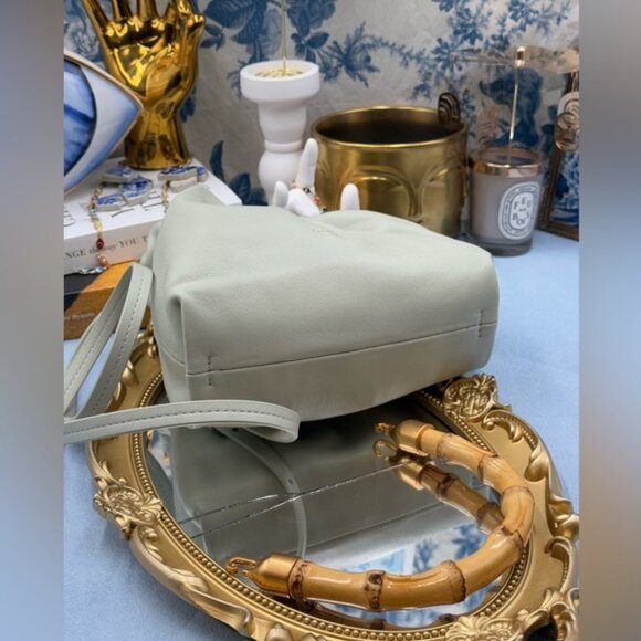 🆕 OROTON 🧿 NWOT Gretel Mini Top Handle, Mint Green - Picture 12 of 14